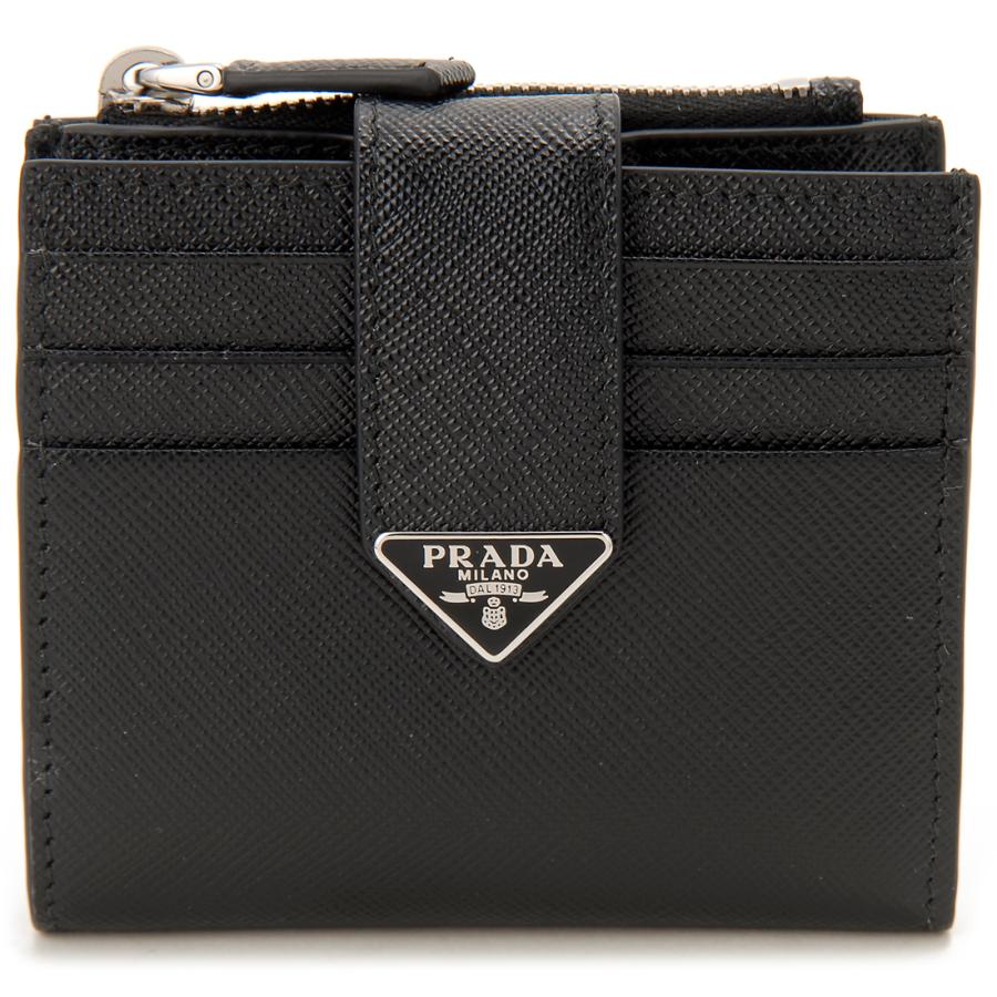 PRADA プラダ 二つ折り財布 カードケース ブラック 2MC066 2DYG F0002
