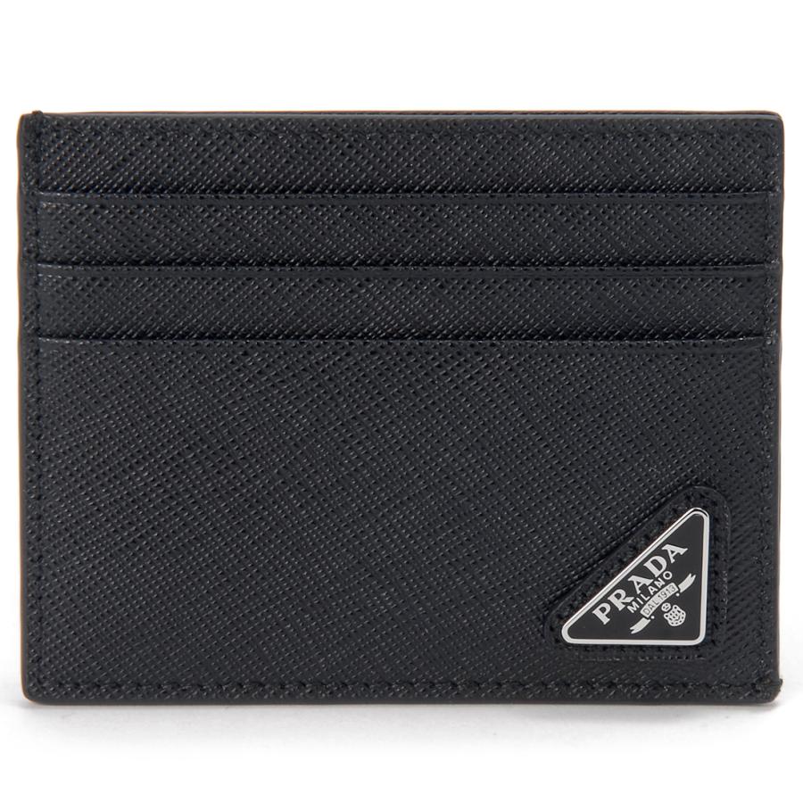 PRADA（プラダ） カードケース 定期入れ メンズ ブラック 2MC223 QHH