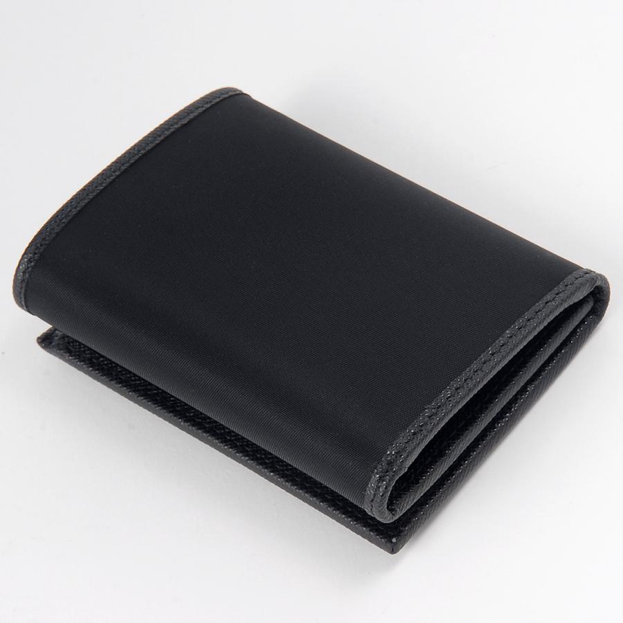 スーパーセール プラダ PRADA 三つ折り財布 メンズ ブラック 2MH041 2DMH F0002の画像
