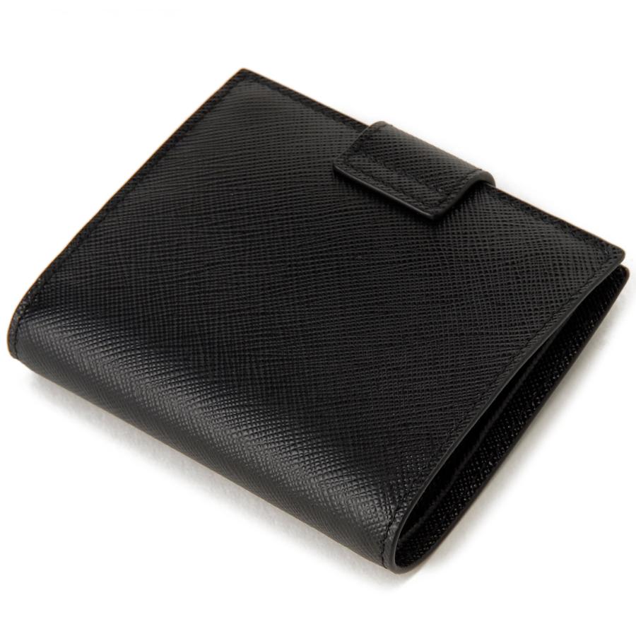 PRADA プラダ 二つ折り財布 レディース ブラック 2MO004 2DYG PRADA プラダ 二つ折り財布 レディース ブラック 2MO004 2DYG