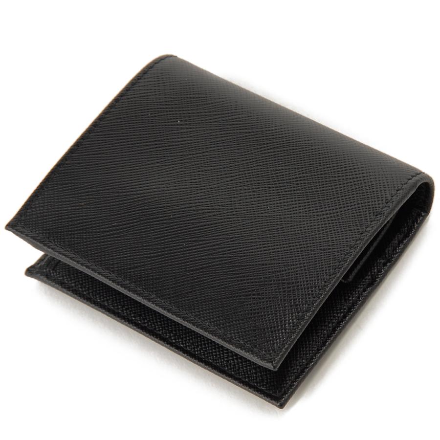 PRADA PRADASPHERE ブラック二つ折り財布 PRADA PRADASPHERE 二つ折り財布 ブラック Prada 二つ折り財布