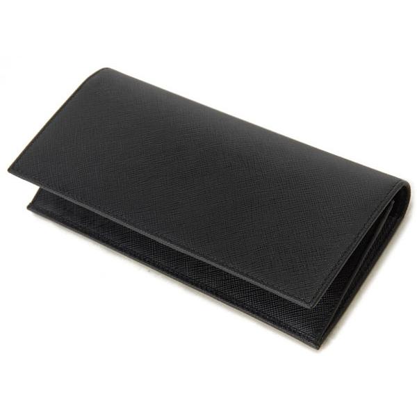PRADA（プラダ） 長財布 2MV836-053-F0002 サフィアーノ ブラック 新品