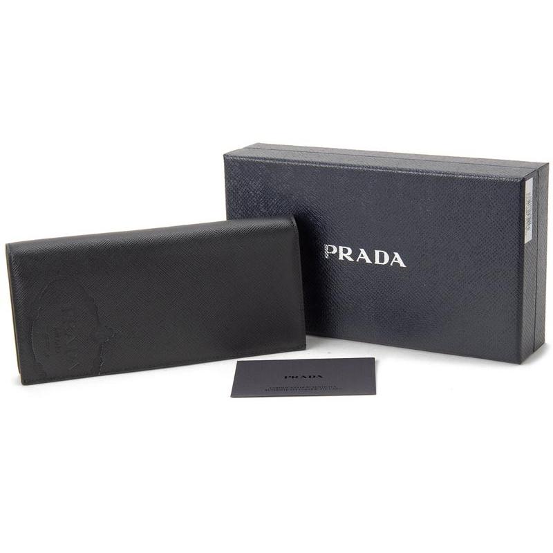 PRADA（プラダ） 長財布 2MV836 2MB8 F0002 サフィアーノ NERO