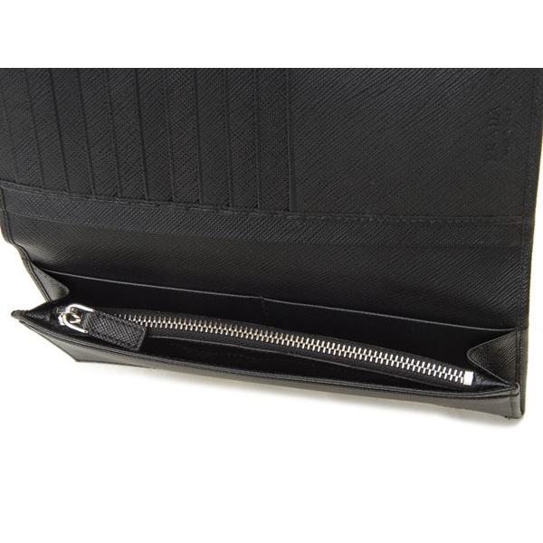 PRADA　プラダ　二つ折り長財布　2MV836 QME F0002 黒 PRADA プラダ 長財布 2MV836-QME-F0002 サフィアーノ ブラック