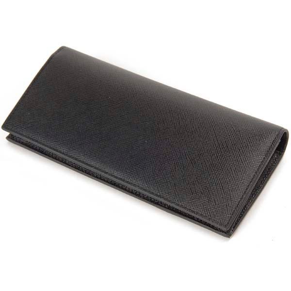 PRADA（プラダ） 長財布 メンズ ブラック 黒 2MV836 QME F0632