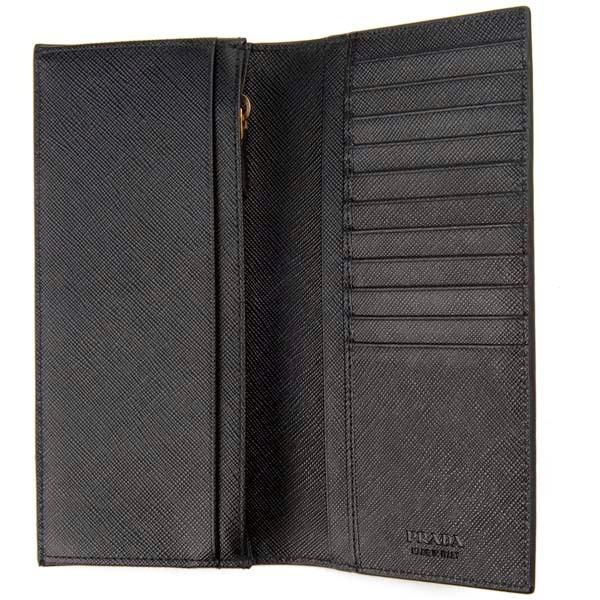 PRADA（プラダ） 長財布 メンズ ブラック 黒 2MV836 QME F0632