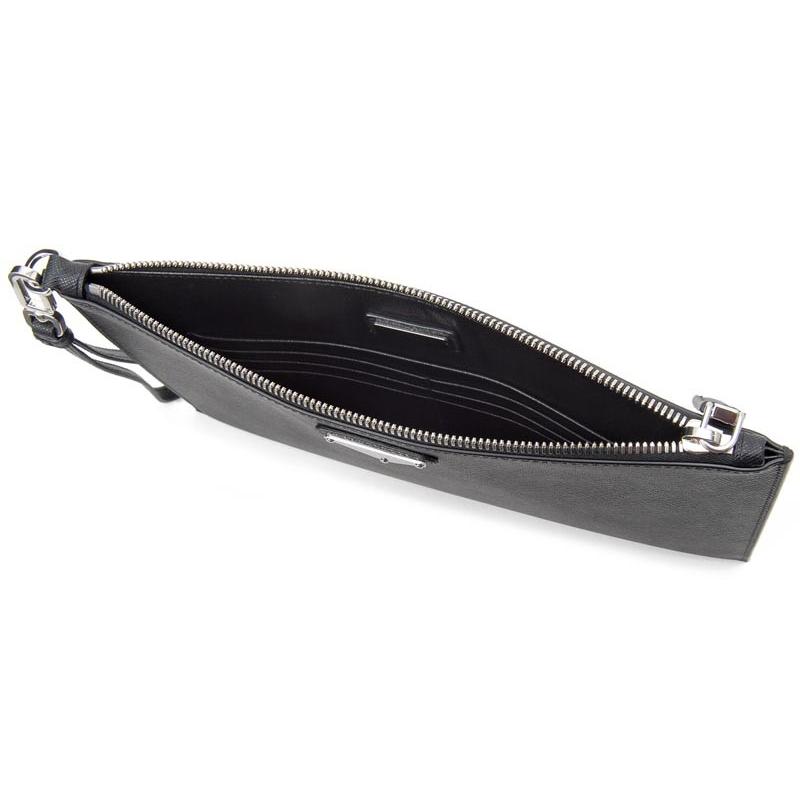 PRADA プラダ クラッチバッグ 2NH005-PN9-F0002 サフィアノ ロゴ