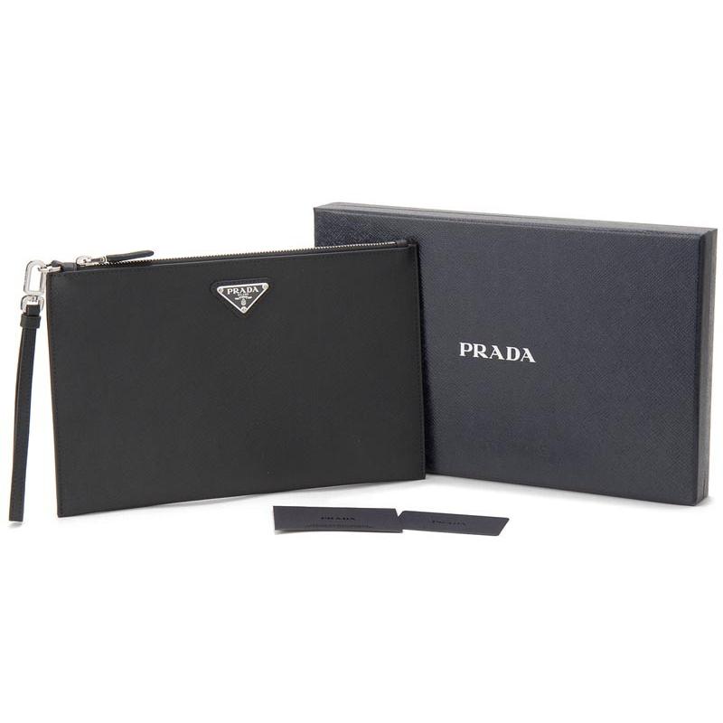 PRADA　プラダ　セカンドバッグ　クラッチバッグ　三角ロゴ　ナイロン　ブラック 楽天市場】【超美品】 プラダ クラッチバッグ ネセセール