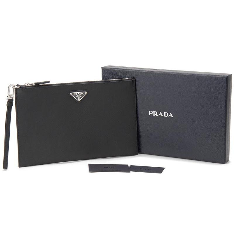 プラダ PRADA クラッチバッグ 2NH005-PN9-F0002 サフィアノ ロゴ バッグ セカンドバッグ NERO ブラック メンズ 新品｜s-select｜05