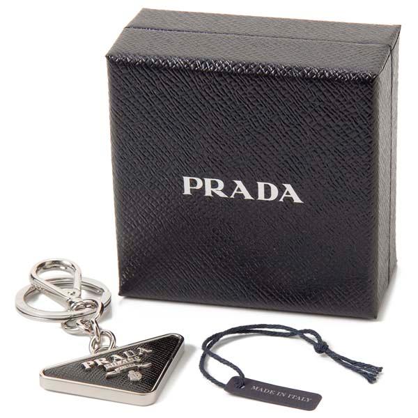PRADA（プラダ） タイムセール キーリング キーホルダー ブラック 黒