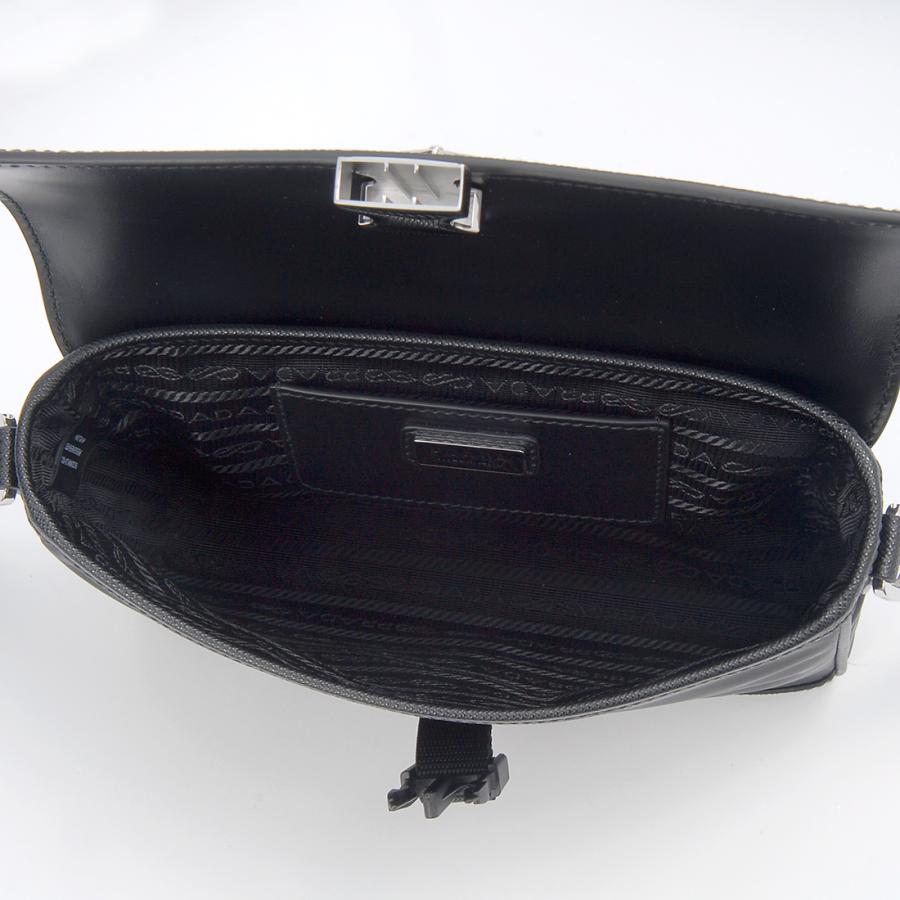PRADA プラダ ショルダーバッグ レディース メンズ ブラック PRADA プラダ ショルダーバッグ レディース メンズ ブラック