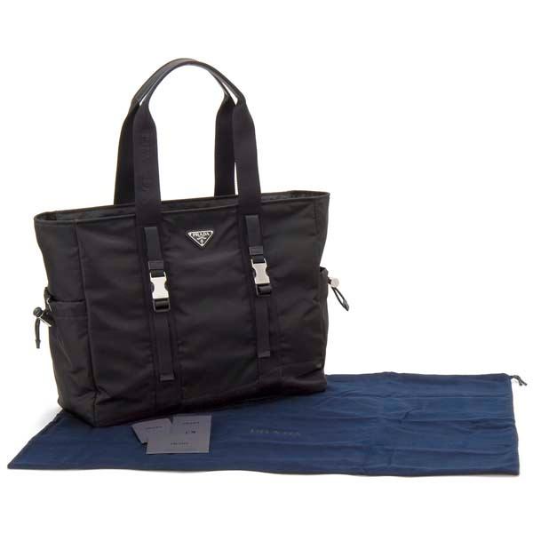 PRADA プラダ トートバッグ メンズ ブラック 黒 2VG042 973 PRADA プラダ トートバッグ メンズ ブラック 黒 2VG042 973