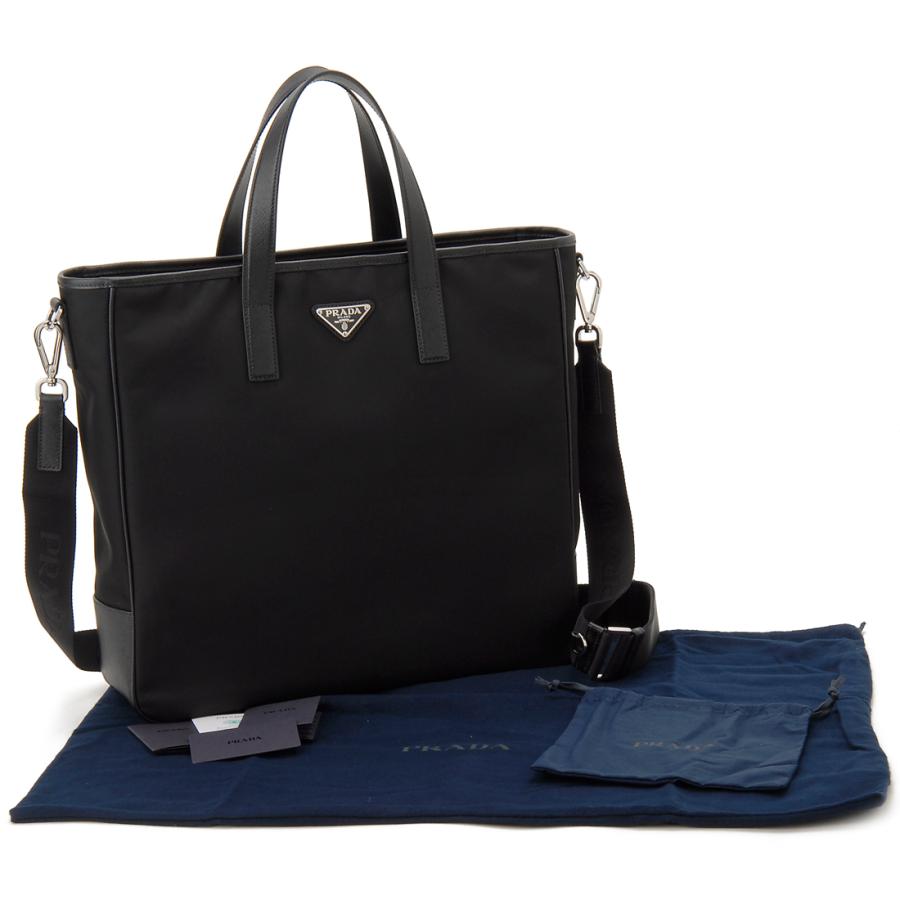 PRADA（プラダ） トートバッグ メンズ ブラック 2VG0642DMHF0002XOO