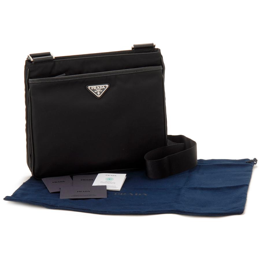 PRADA プラダ ショルダーバッグ メンズ ブラック 2VH118 2DMH