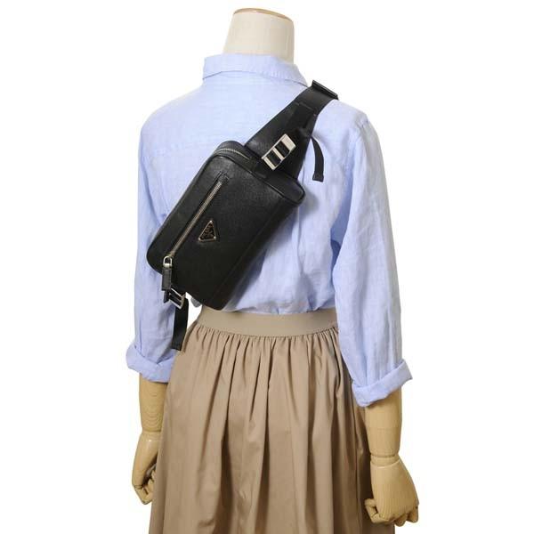 PRADA プラダ ボディバッグ メンズ 2VL012 9Z2 F0002 NERO
