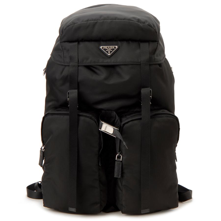 最終★正規品★超美品！！現行品★PRADA ブラックバックパック　2VZ019 PRADA（プラダ） バッグ リュック バックパック メンズ ブラック