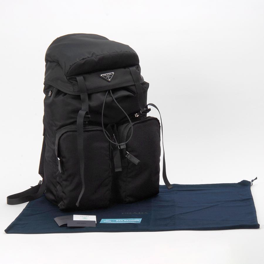 最終★正規品★超美品！！現行品★PRADA ブラックバックパック　2VZ019 最終☆正規品☆超美品！！現行品☆PRADA ブラックバックパック 2VZ019