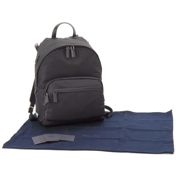 PRADA プラダ リュック メンズ ブラック 2VZ066 973 F0002 PRADA プラダ リュック メンズ ブラック 2VZ066 973 F0002