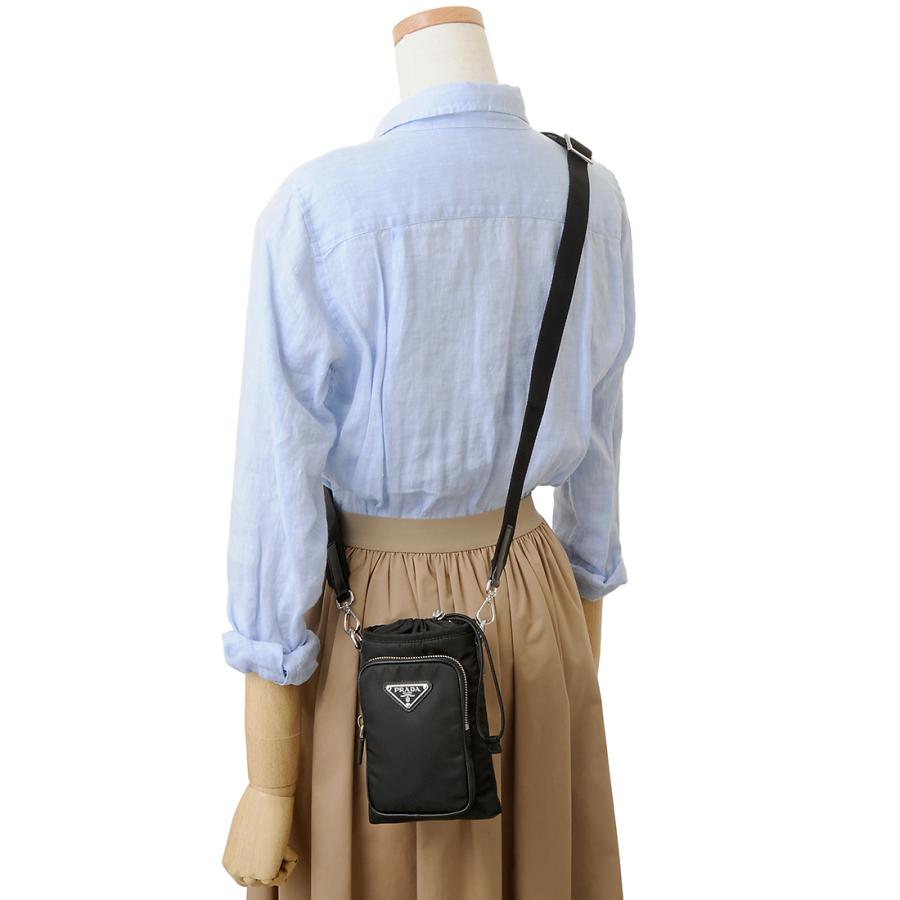 新品未使用　PRADA プラダ スマートフォンケース ショルダーバッグ 新品未使用】PRADA プラダ スマートフォンケース ショルダー