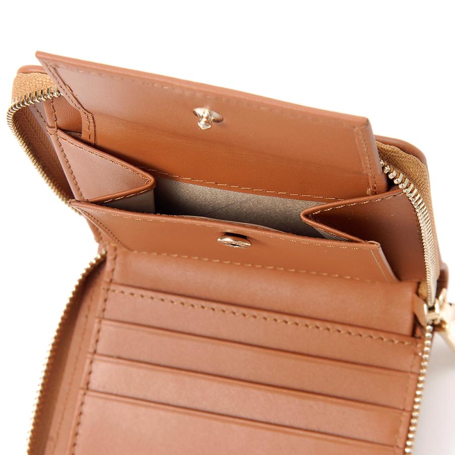 PRIMA CLASSE プリマクラッセ 二つ折り財布 レディース メンズ ブラウン W077 6000 SM ZIP WALLET PRIMA CLASSE（プリマクラッセ） 二つ折り財布 レディース メンズ