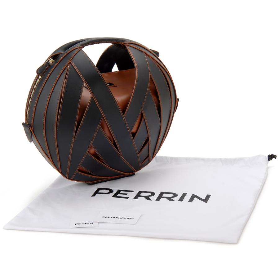 PERRIN PARIS ペランパリ ハンドバッグ レディース ブラック RIV4CALWS