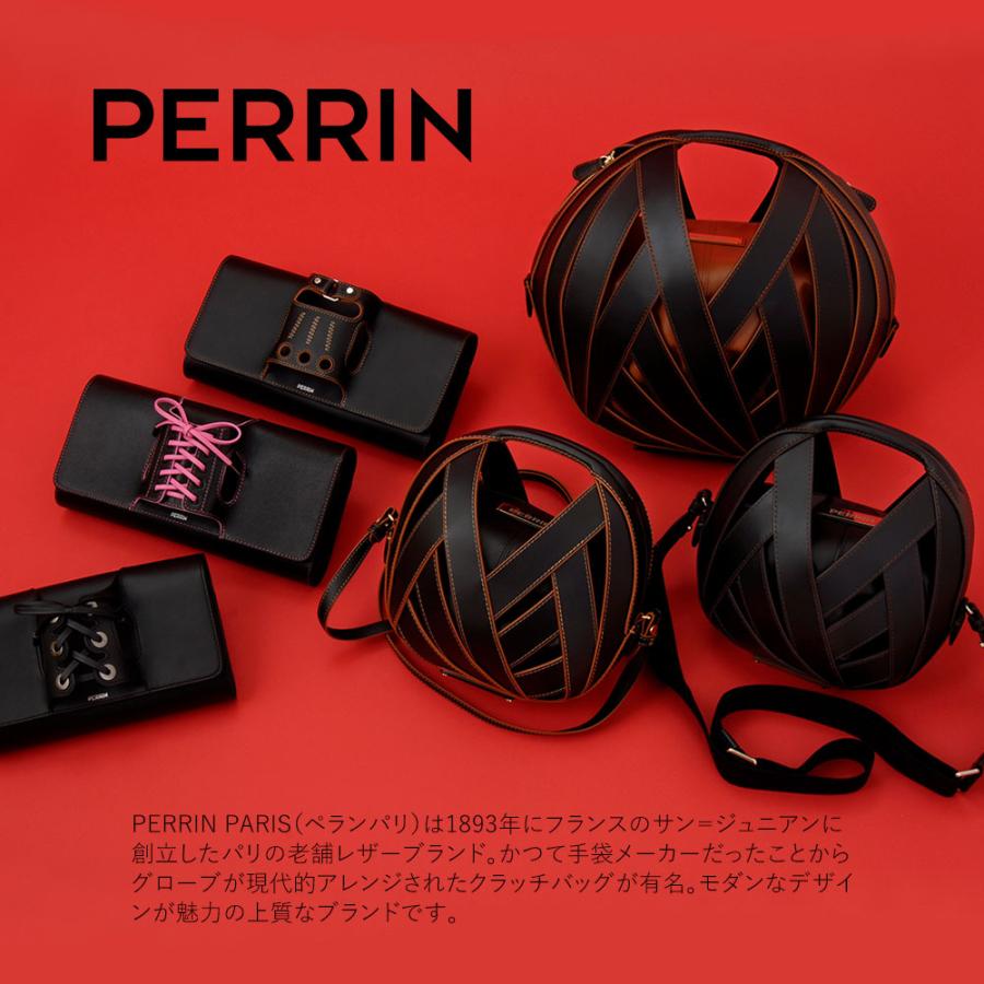 PERRIN PARIS ペランパリ ハンドバッグ レディース ブラック RIV4CALWS