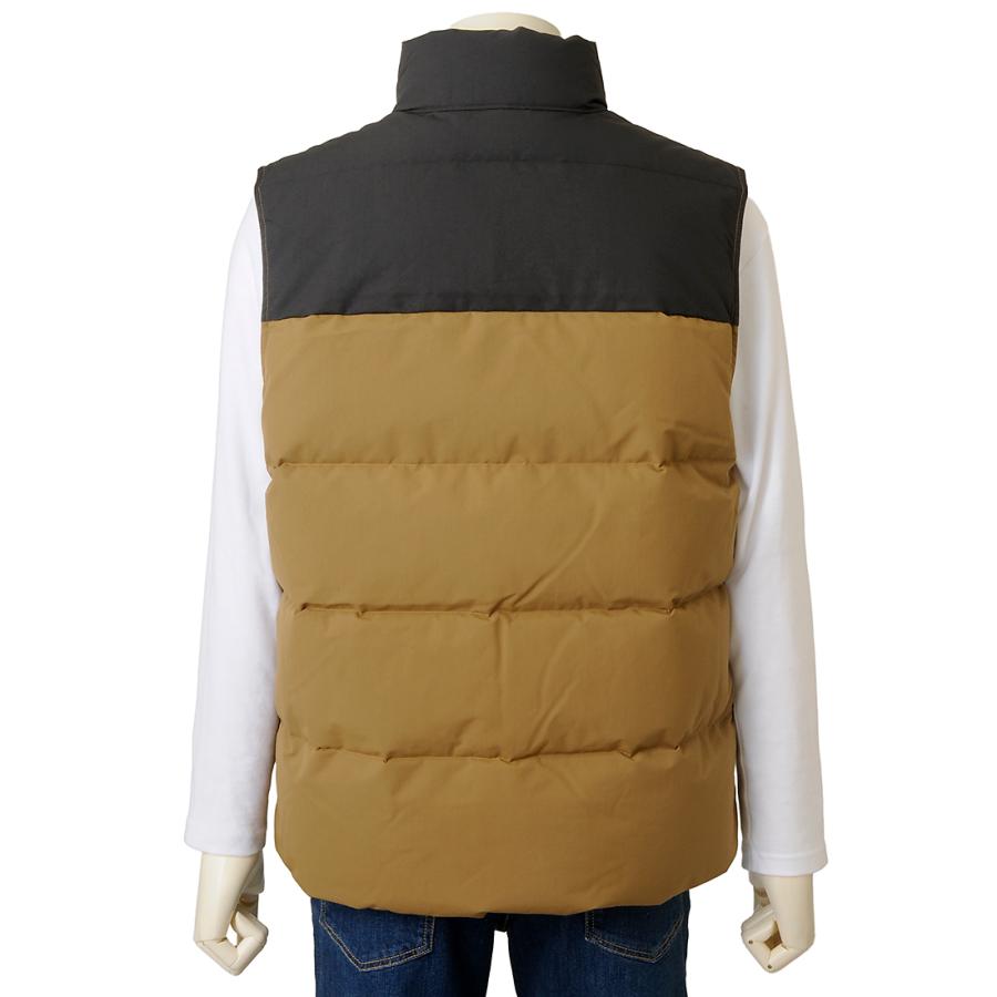 patagonia ダウンベスト ブラウン/ベージュ Mサイズ アウトドア 中古・古着通販】Patagonia (パタゴニア) リバーシブルダウンベスト