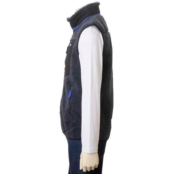 patagonia フリースベスト S アイボリー/ネイビー Patagonia フリースジャケット S ネイビーベスト