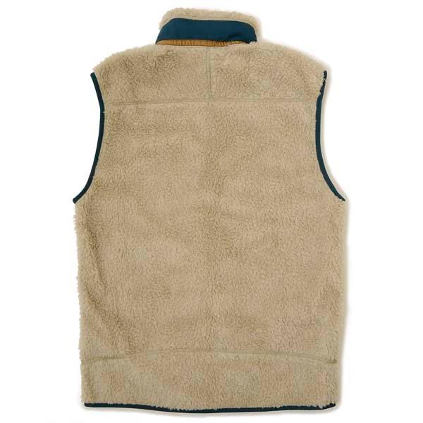 メンズ S パタゴニアフリースベストベージュ