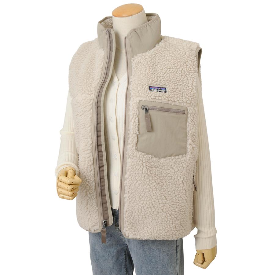 patagonia（パタゴニア） フリースベスト レディース ベージュ 23084
