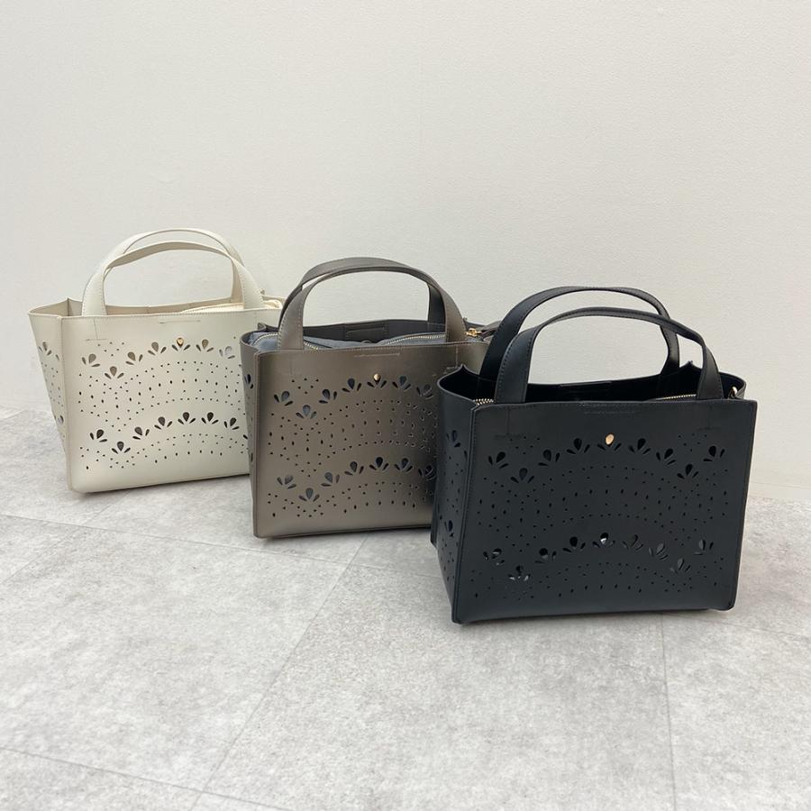 Pua Moena ピュアモエナ ハンドバッグ レディース PUMPM030 タッカデザイン2WAYハンドバッグ | 