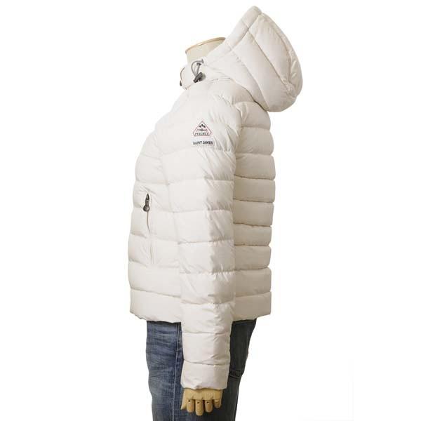 PYRENEXのホワイトダウンジャケット ピレネックス　サイズ40 Pyrenex（ピレネックス） ダウンジャケット ステン3 シャイニー