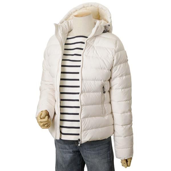 PYRENEXのホワイトダウンジャケット ピレネックス　サイズ40 Pyrenex（ピレネックス） ダウンジャケット ステン3 シャイニー