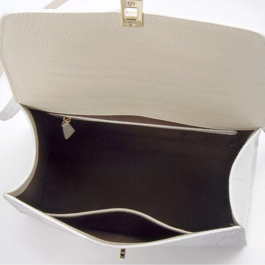 3月決算セール ロダニア RODANIA ハンドバッグ イタリアンレザー クロコダイル型押し 牛革 RD11090 | RODANIA | 11