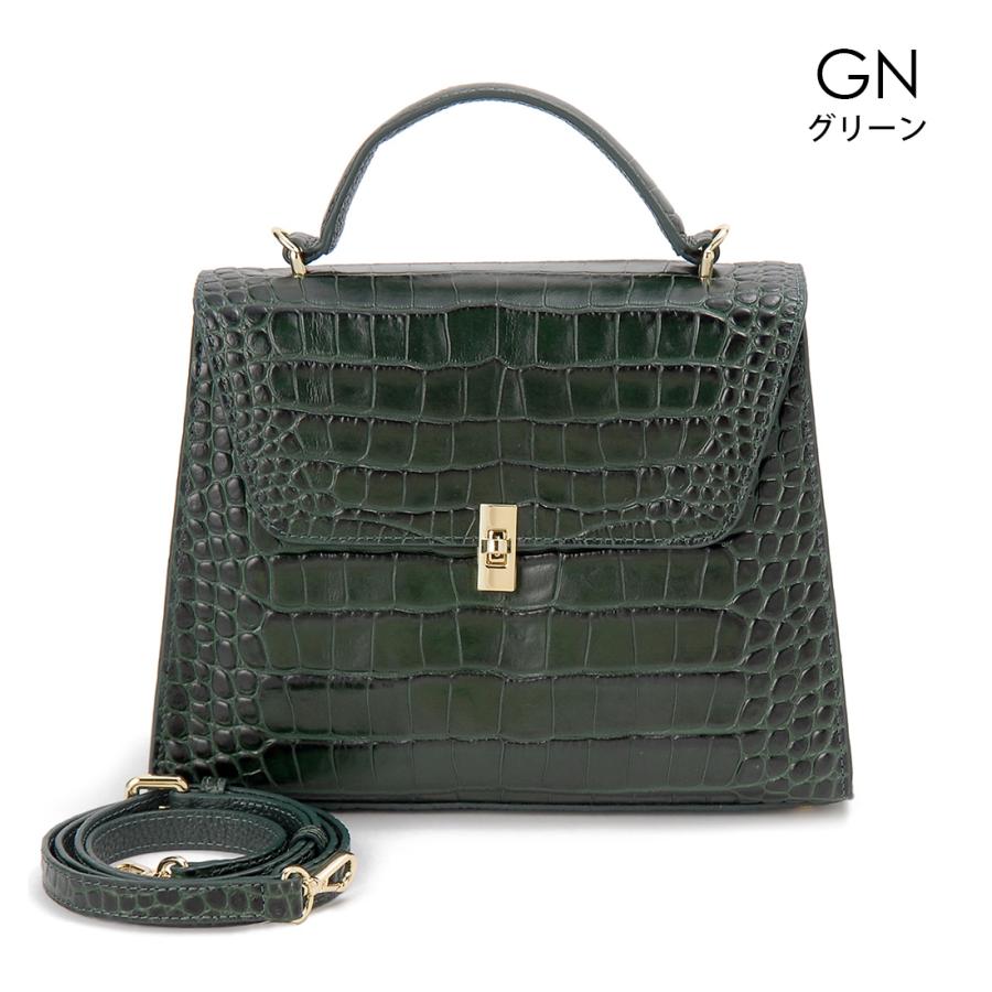 3月決算セール ロダニア RODANIA ハンドバッグ イタリアンレザー クロコダイル型押し 牛革 RD11090 | RODANIA | 06