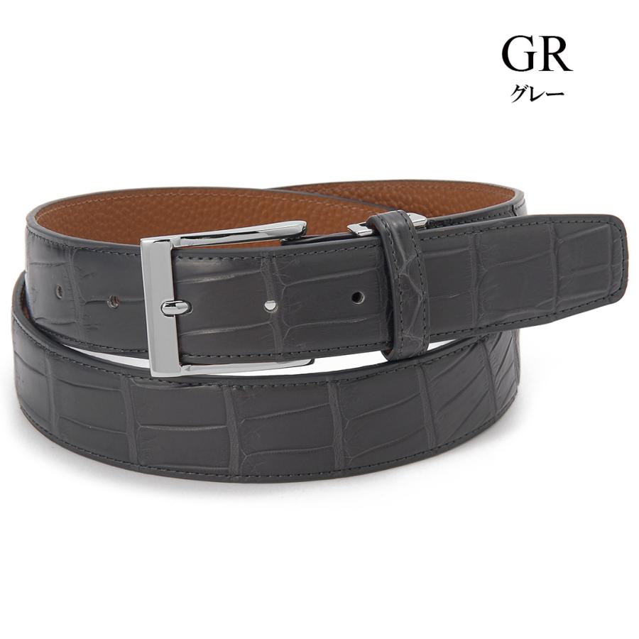 RODANIA（ロダニア） クロコダイル ベルト メンズ ワニ革 高級皮革