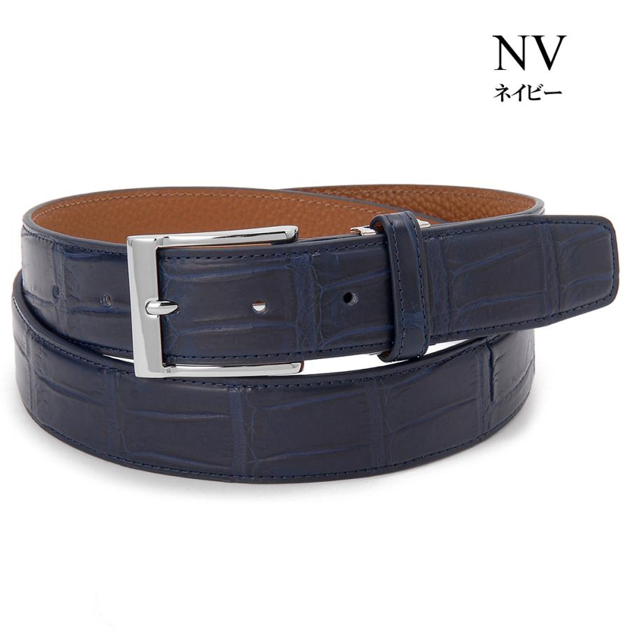 RODANIA（ロダニア） クロコダイル ベルト メンズ ワニ革 高級皮革