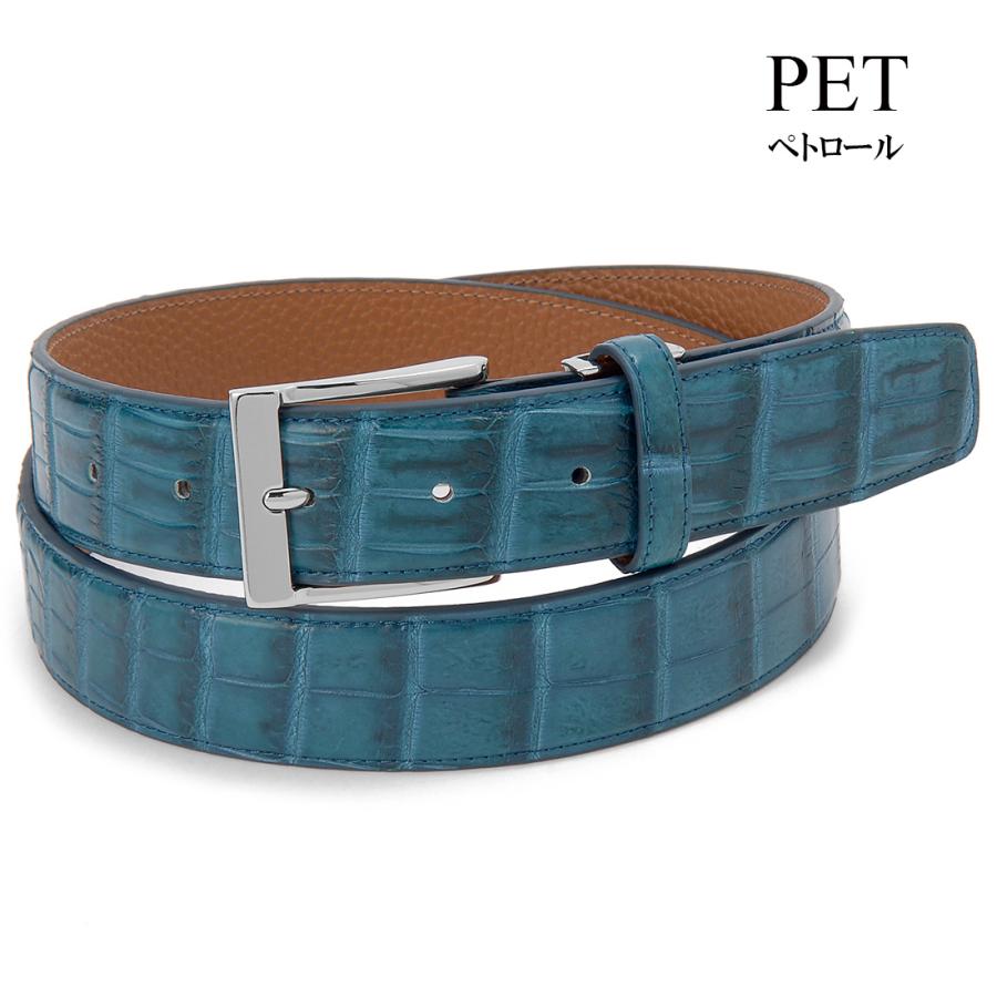 クロコダイル ベルト メンズ ワニ革 高級皮革 高級財布 公式 RODANIA ロダニア 高級素材メンズ特選 RODANIA（ロダニア） クロコダイル ベルト メンズ ワニ革 高級皮革