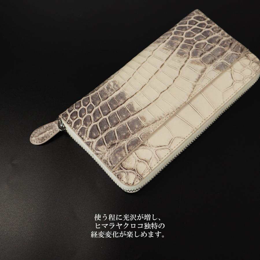 RODANIA（ロダニア） ヒマラヤ クロコダイル 長財布 ホワイト ワニ革