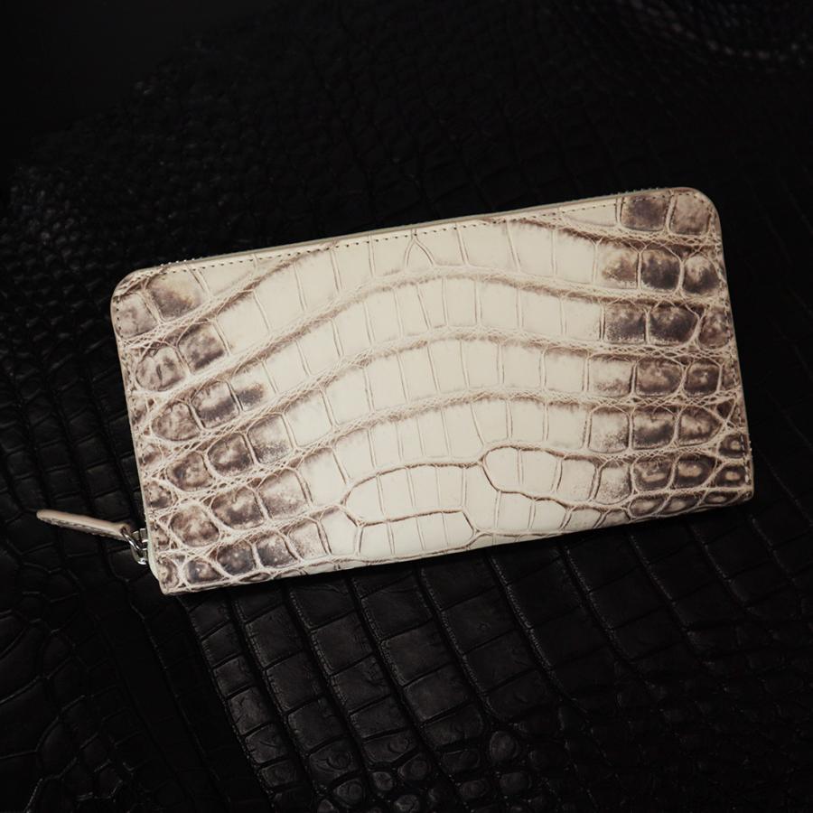 ヒマラヤクロコダイルラウンド長財布ロダニア RODANIA（ロダニア） スーパーセール ヒマラヤ クロコダイル 長財布