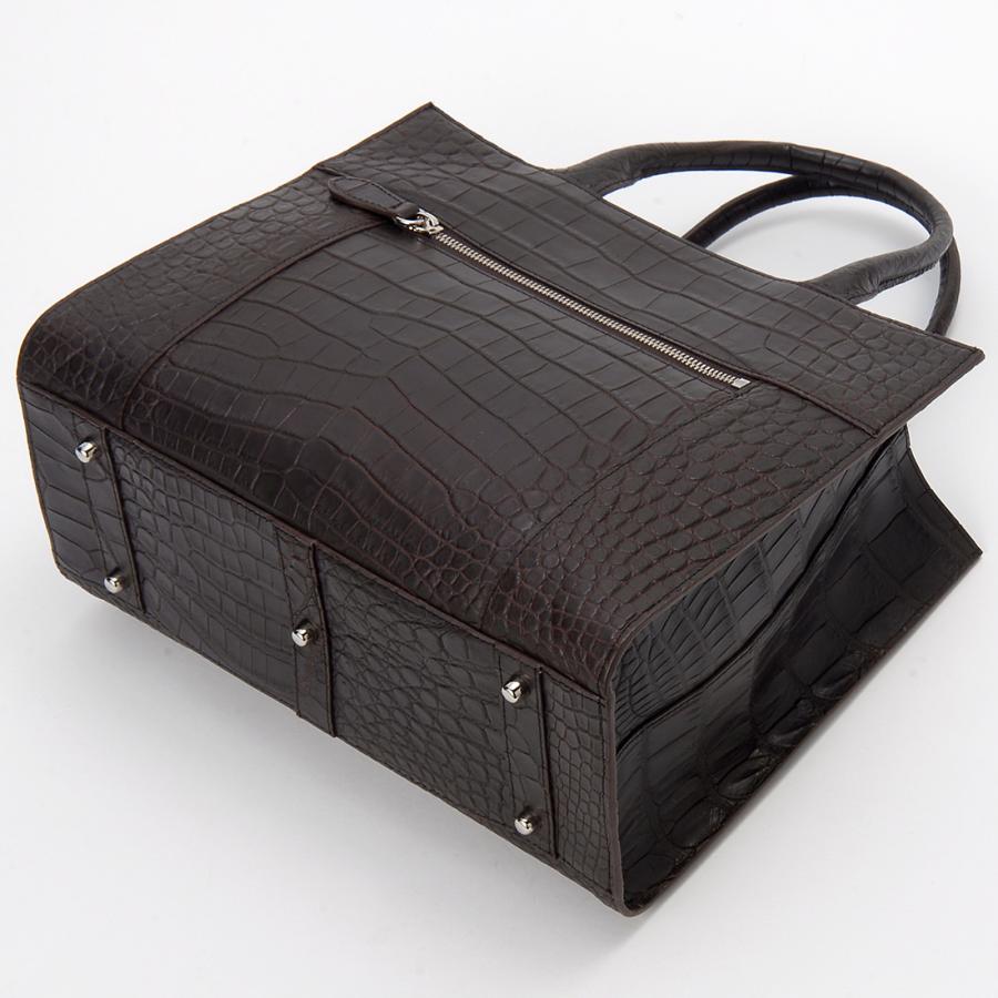 マットクロコダイル ハンドバッグ レディース RODANIA ロダニア RDOC0034 RODANIA（ロダニア） マットクロコダイル ハンドバッグ レディース