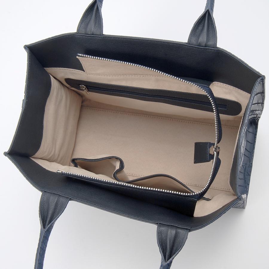 RODANIA（ロダニア） マットクロコダイル ハンドバッグ レディース