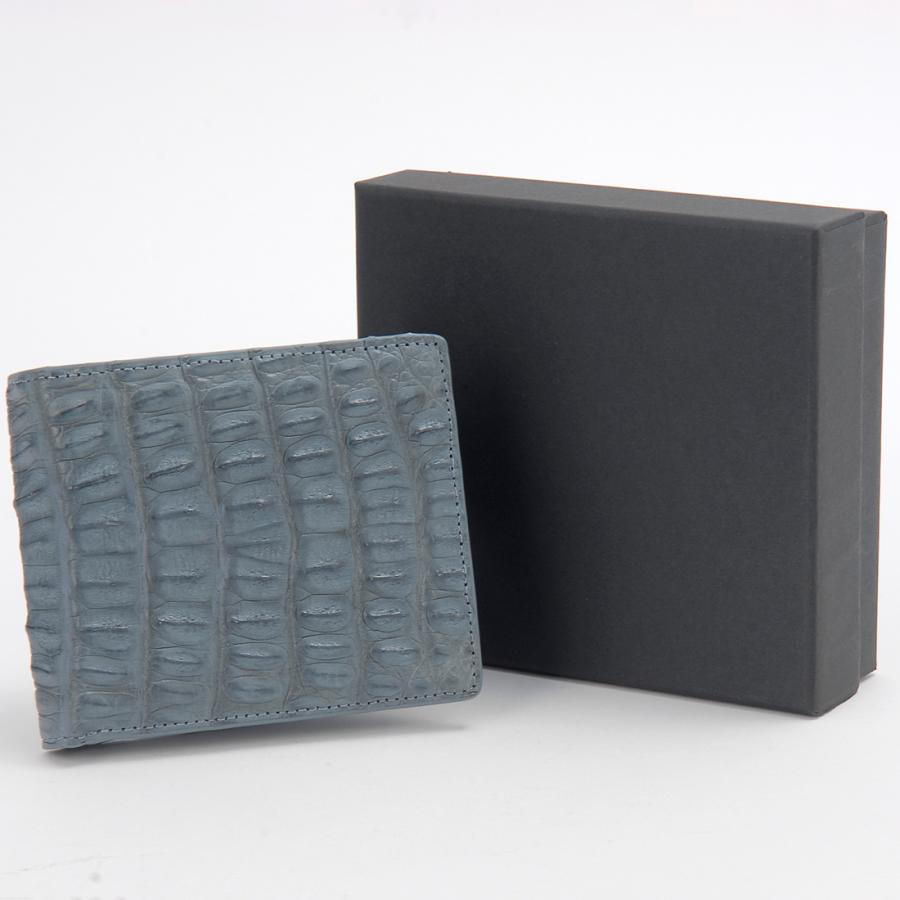 只今決算セール 在庫一掃セール 訳あり 小キズあり カイマンワニ革 二つ折り財布 ワニ 本革 開運 金運 財運 縁起 財布 |  | 14