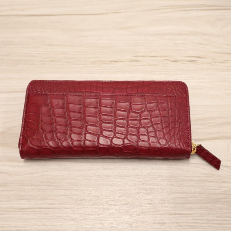 RODANIA マットクロコダイル ラウンドファスナー 長財布 ワニ革 RODANIA マットクロコダイル ラウンドファスナー 長財布 ワニ革
