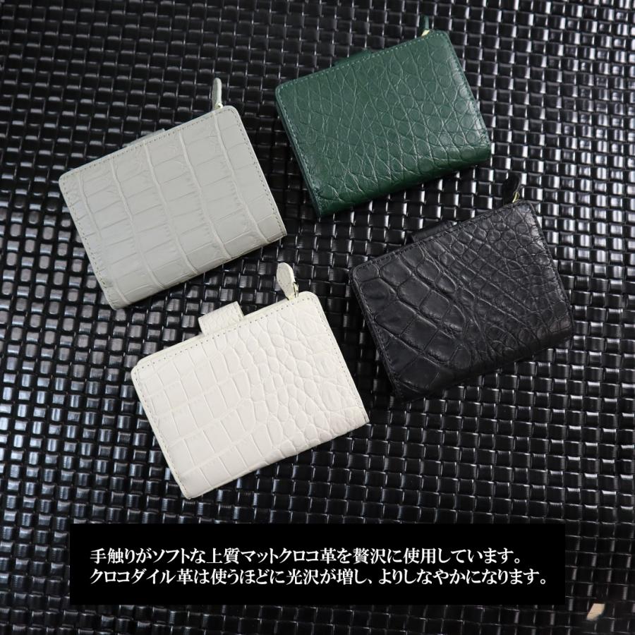 RODANIA（ロダニア） クロコダイル ワニ革 二つ折り財布 RDOC10160
