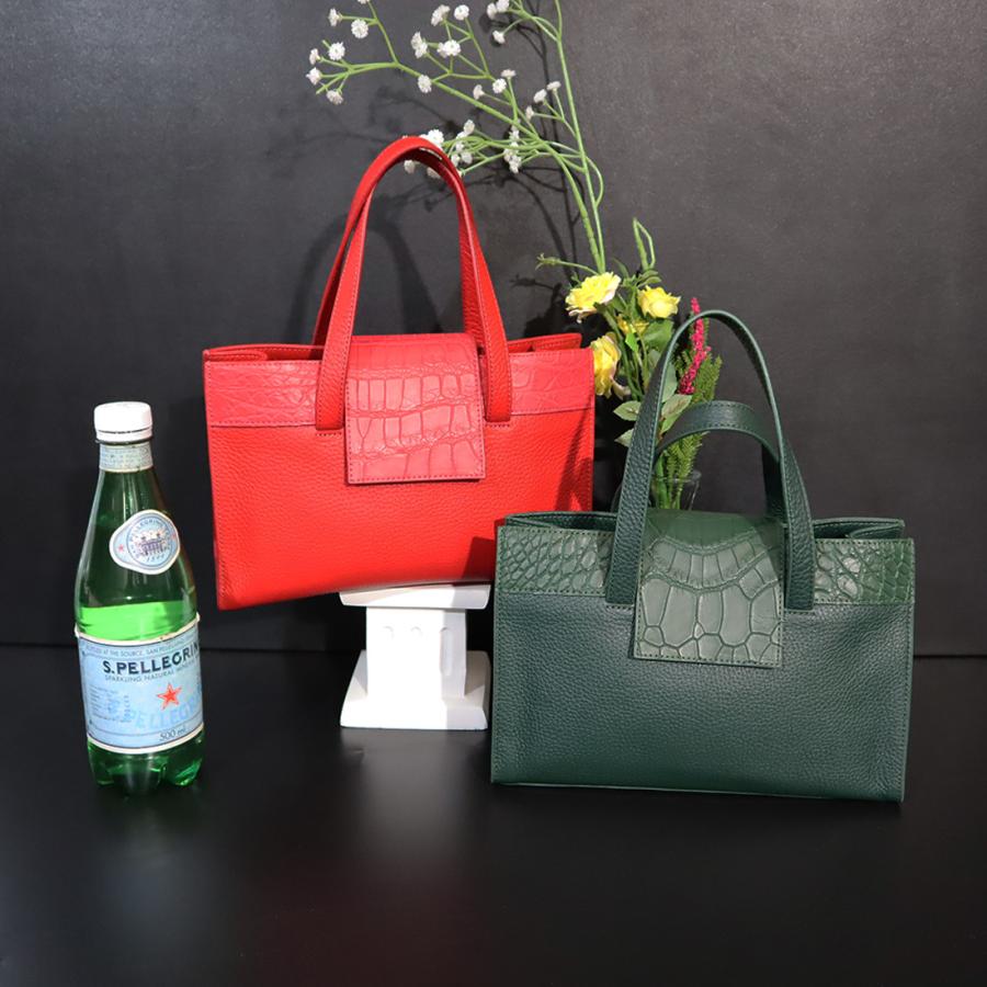 クロコダイル×牛革 コンビ 2WAYショルダーバッグ レディース クロコダイル×牛革 コンビ 2WAYショルダーバッグ レディース