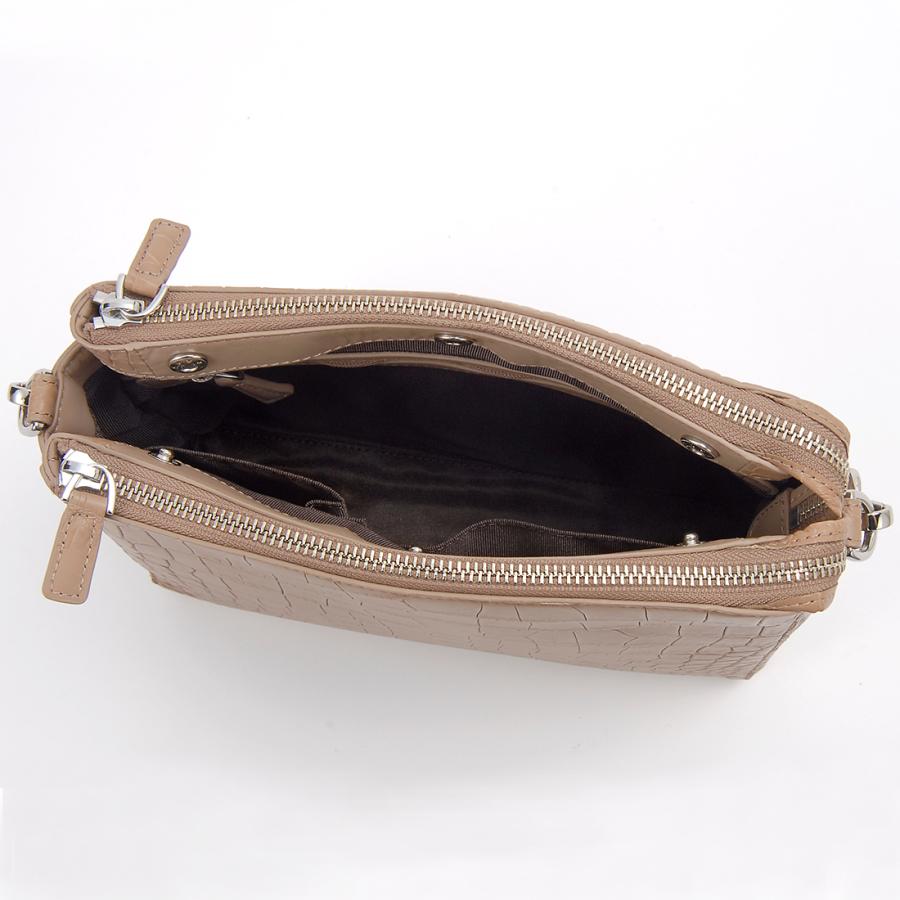 クロコダイル ショルダーバッグ ポシェット レディース ワニ革 本革