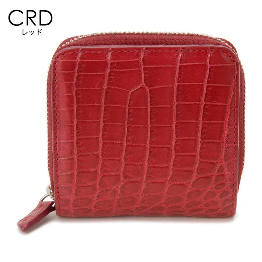 バレンタインセール クロコダイル 二つ折り財布 ワニ革 公式 RODANIA