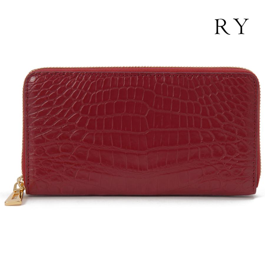 RODANIA（ロダニア） クロコダイル ラウンドファスナー 長財布 メンズ