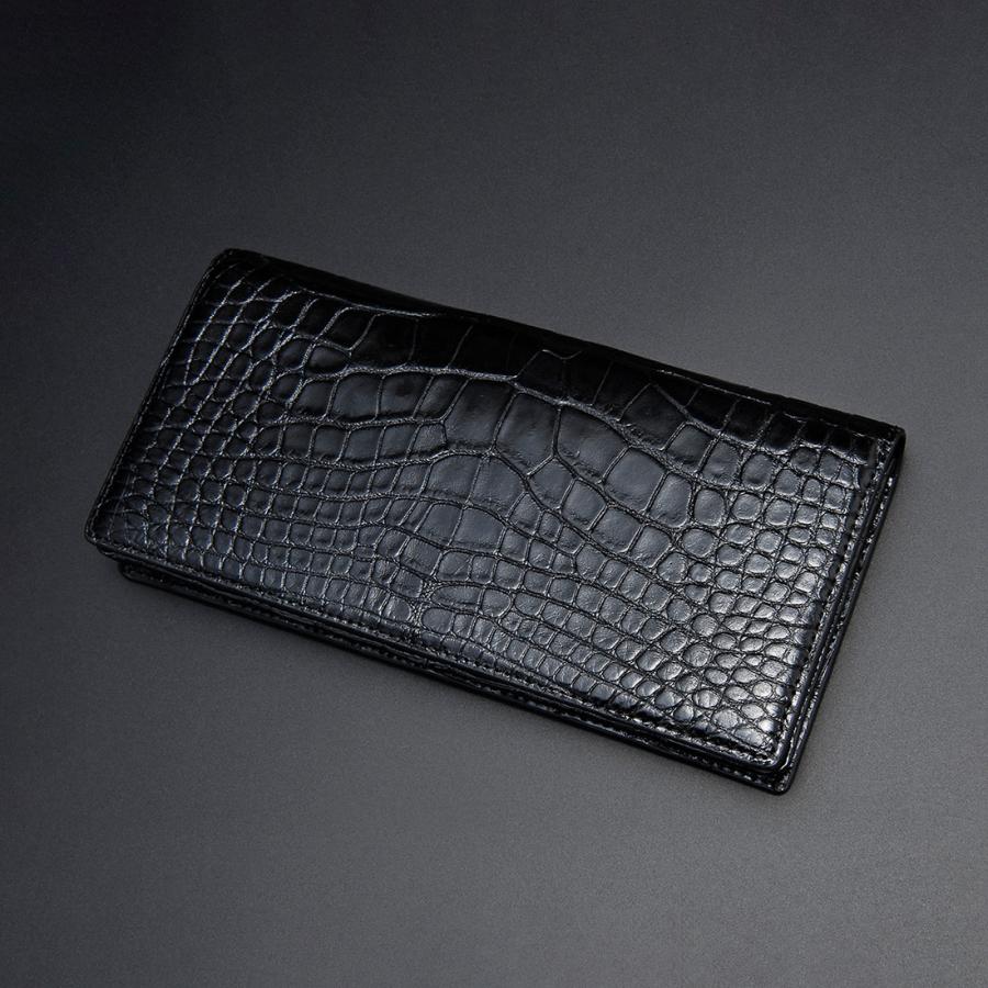 クロコダイル無双 長財布 贅沢一枚センターベース仕立て ワニ革 RODANIA ロダニア 開運 金運 高級皮革 高級財布 高級素材メンズ特選 RODANIA（ロダニア） クロコダイル無双 長財布 贅沢一枚センターベース